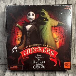 Jack Skellington vs. Oogie Boogie Checkers Disney